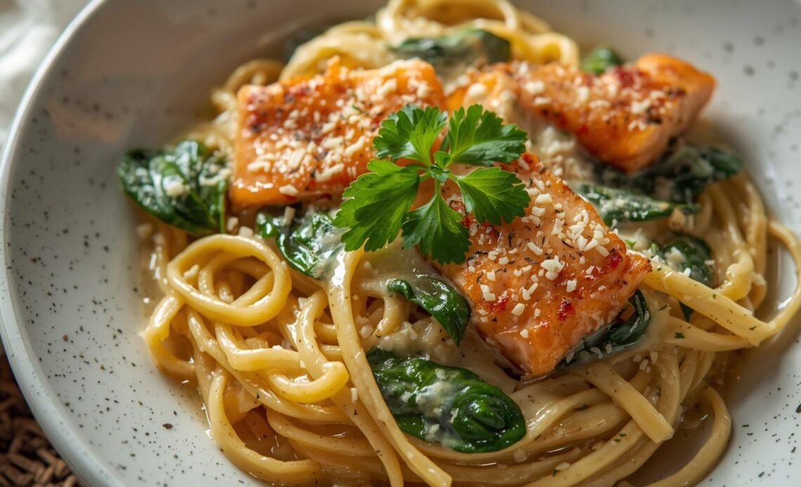 Salmon Spinach Pasta: A Simple, Nutritious Delight for Everyday Comfort