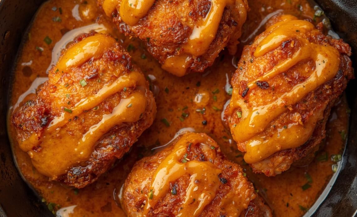 Discover the Flavorful Delight of Skillet Bang Bang Chicken Thighs