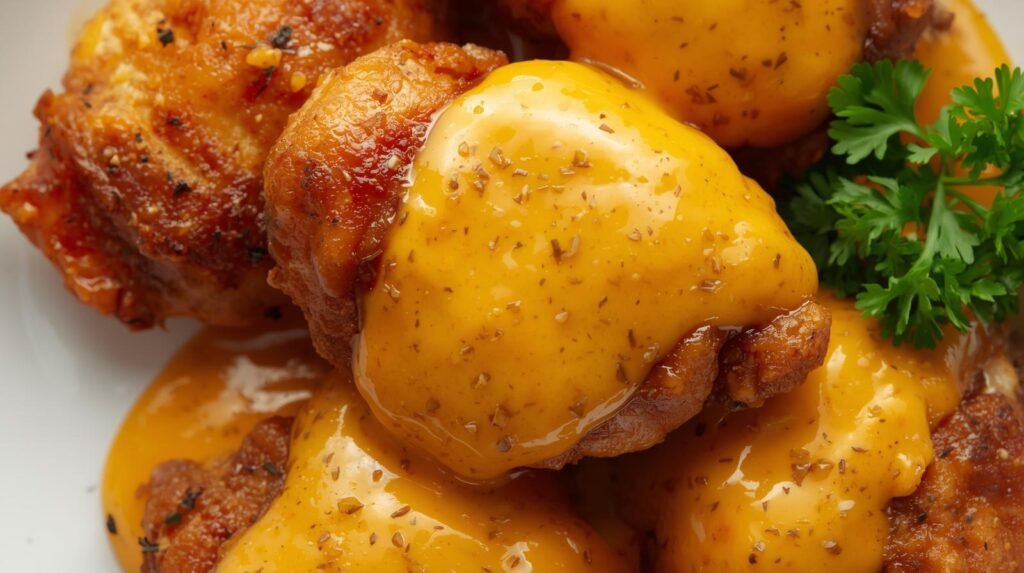 dishes of Skillet Bang Bang Chicken Thighs