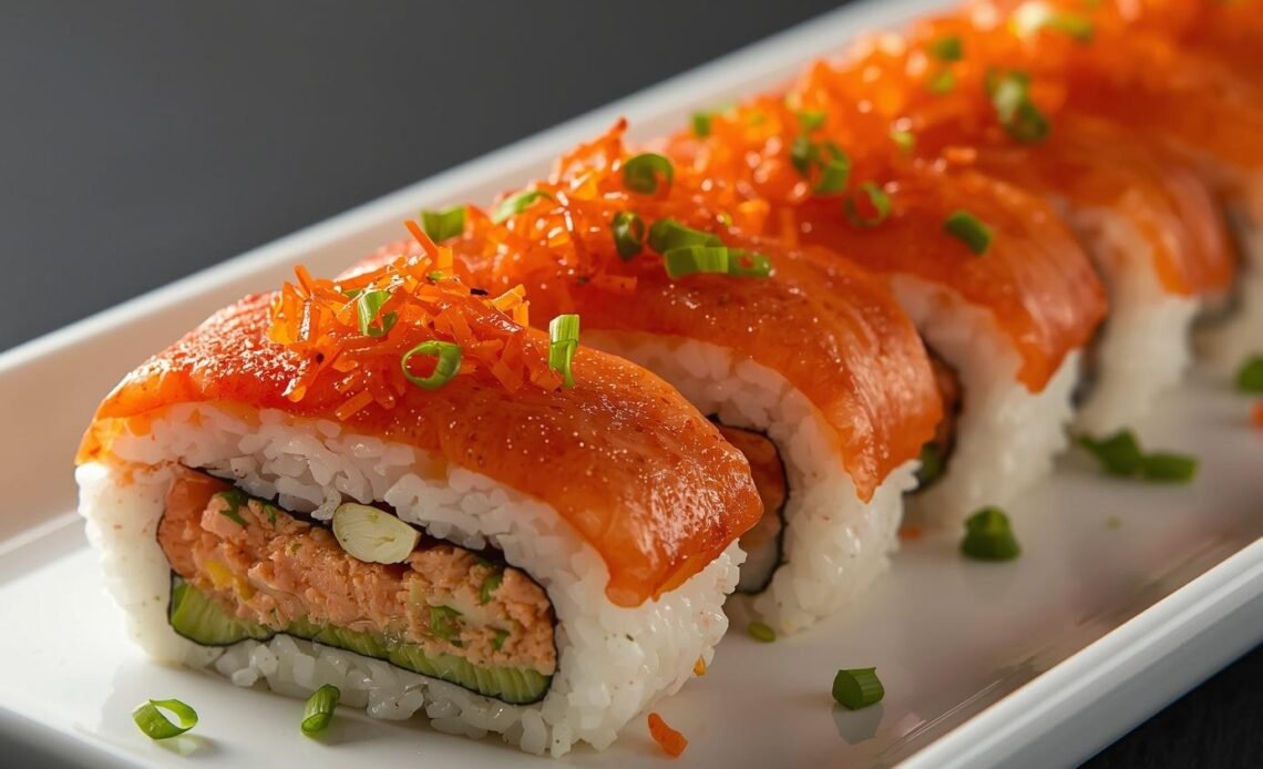 Spicy Salmon Sushi Bake Recipe