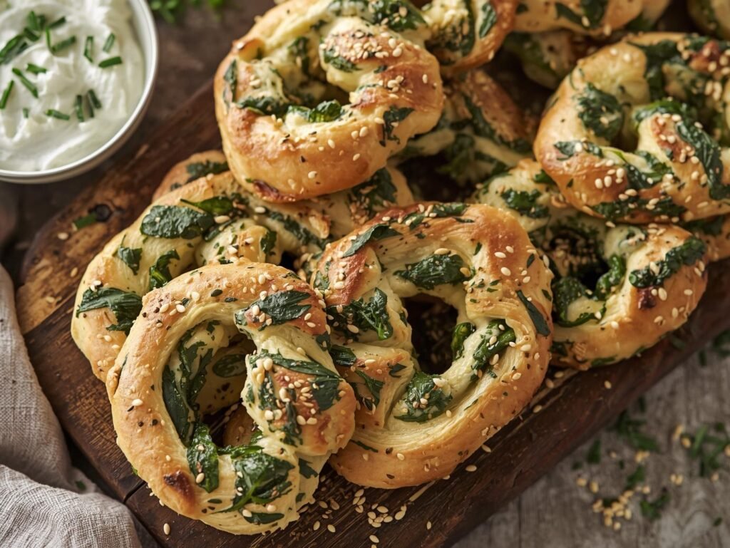 A Protein-Packed Powerhouse: Savory Spinach Cottage Cheese Flagels