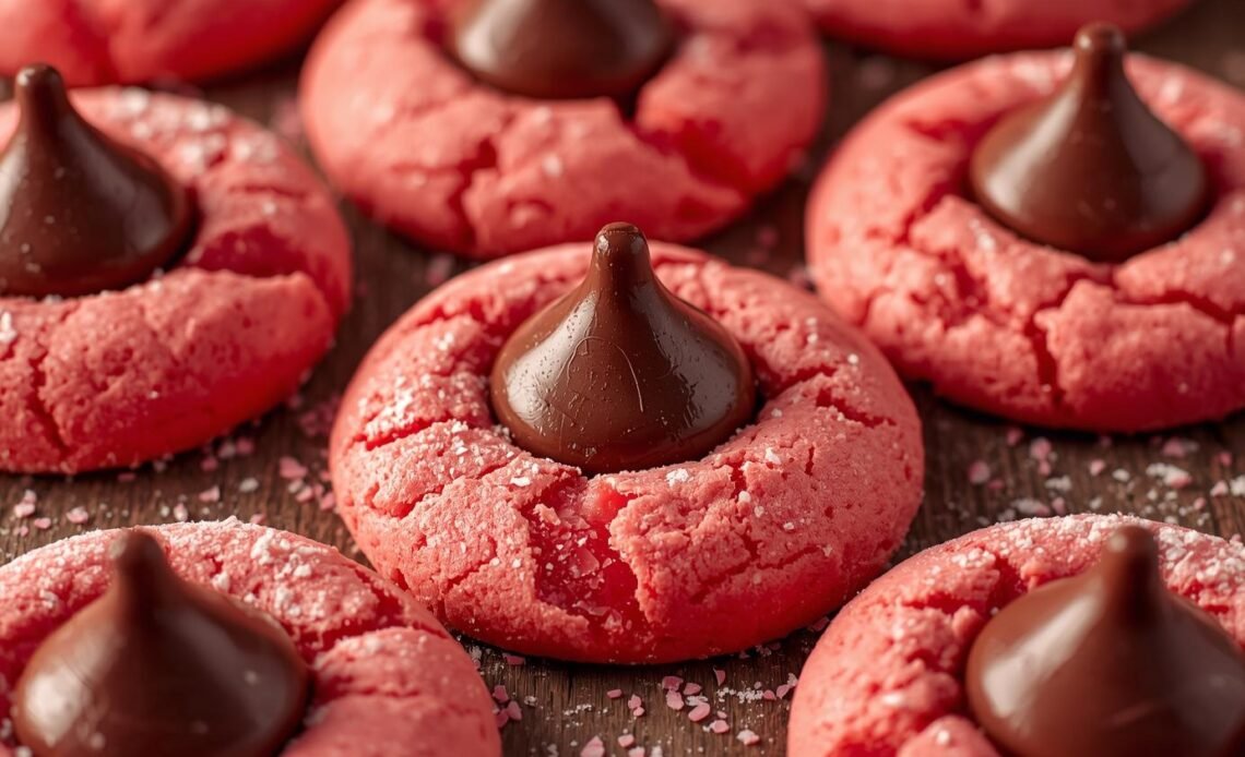 Strawberry Kiss Cookies