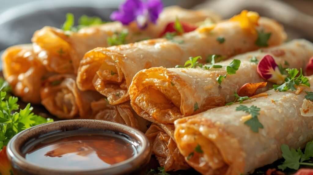 best dishes Crispy Rice Paper Spring Rolls