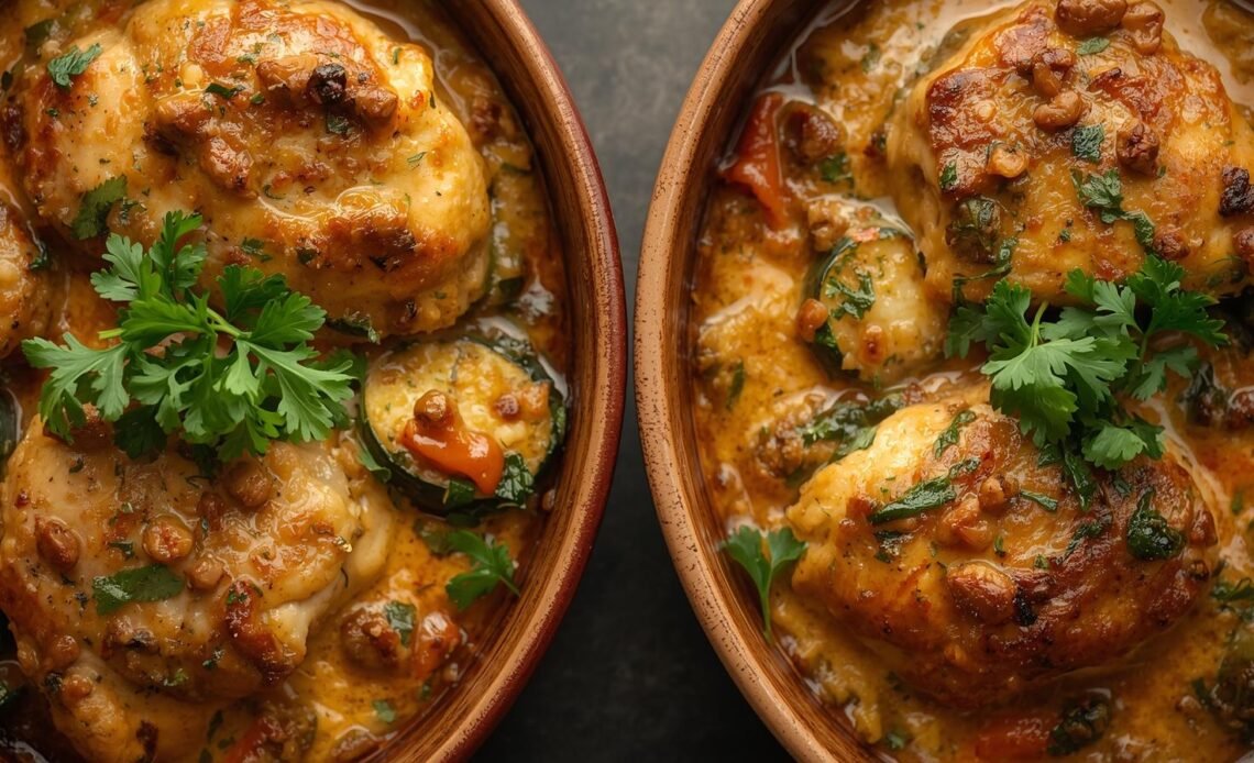 Savor the Comfort of a Delicious Chicken Zucchini Bake: A Wholesome Delight for Every Occasion