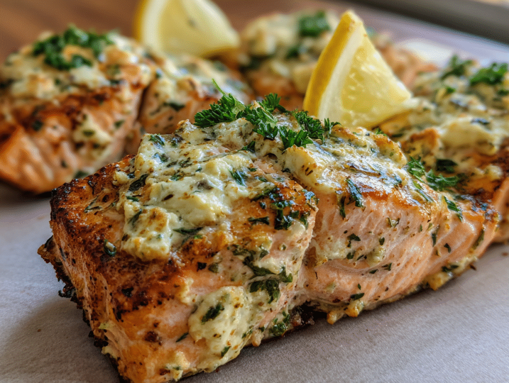 best food of Baked Boursin Salmon