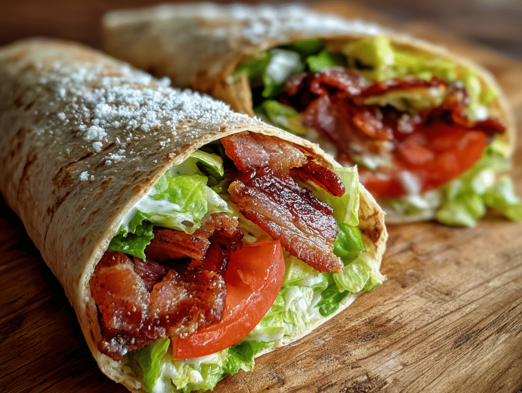 perfect BLT Wraps with Secret Sauce Recipe