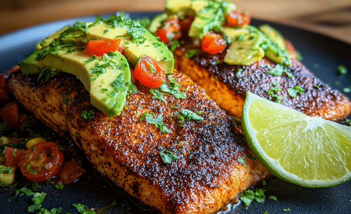 Cajun Salmon Avocado Lime: A Flavorful & Healthy Recipe