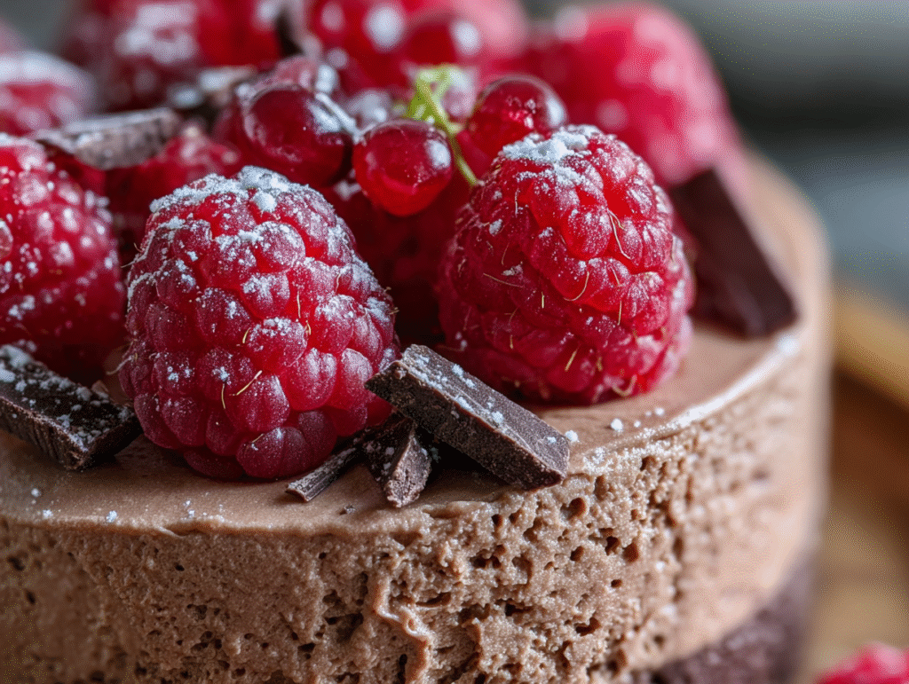 Chocolate Raspberry Mousse Cake: A Celebration of Mindful Decadence