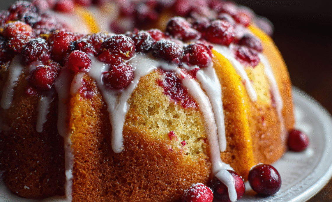 The Tangy Delight of Cranberry Orange Bundt Cake
