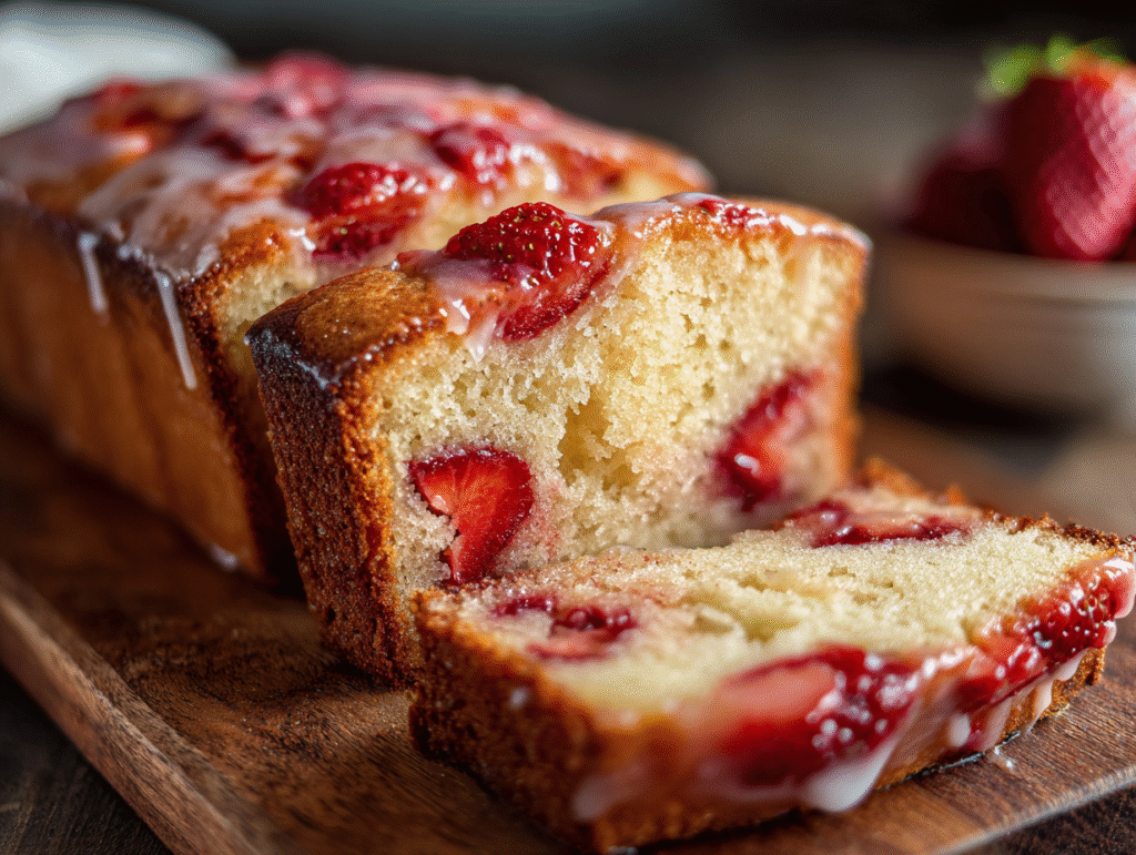 the best dessert Strawberry Pound Cake