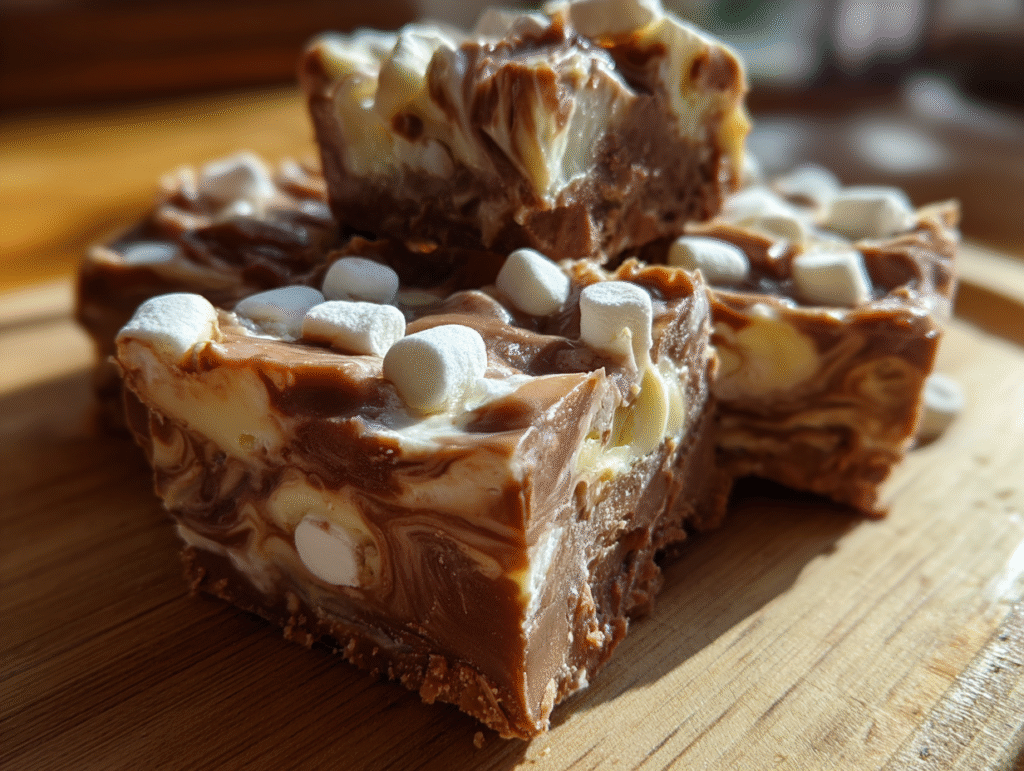 Marshmallow Swirl Fudge: A Creamy, No-Fuss, and Festive Treat