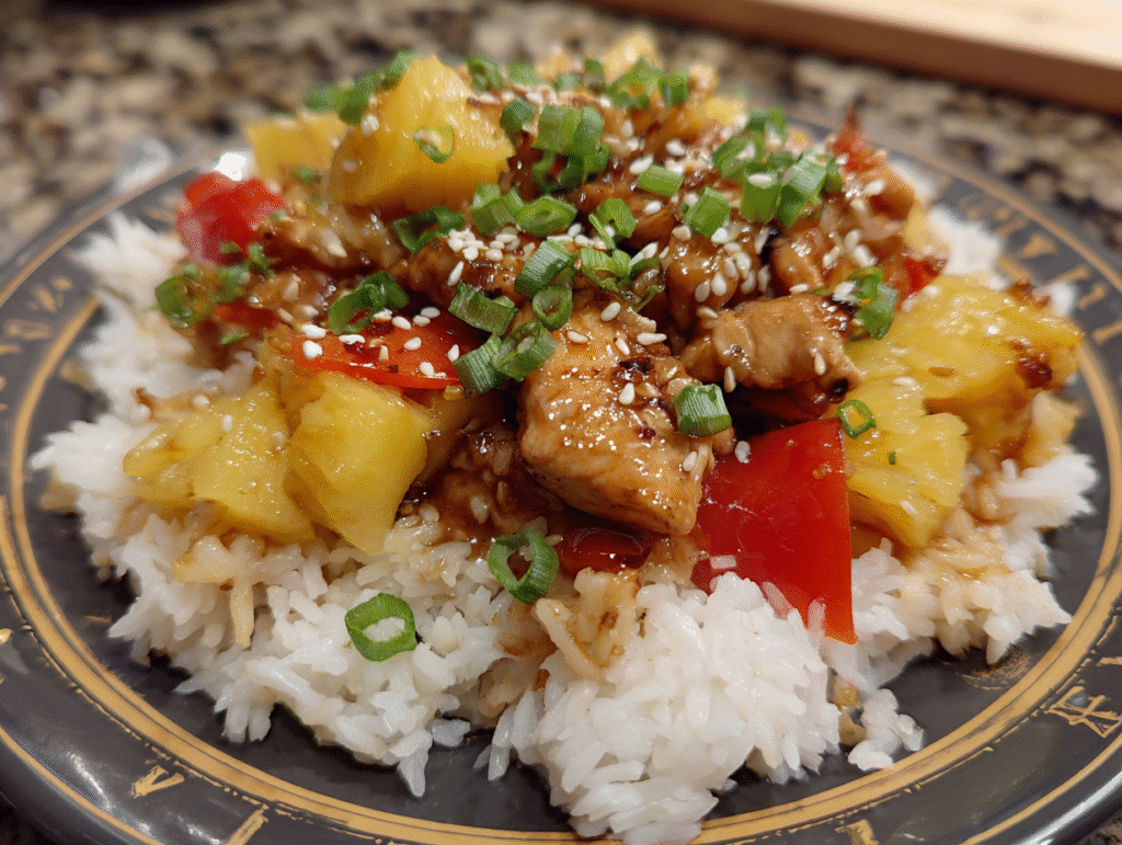 Pineapple Chicken and Rice