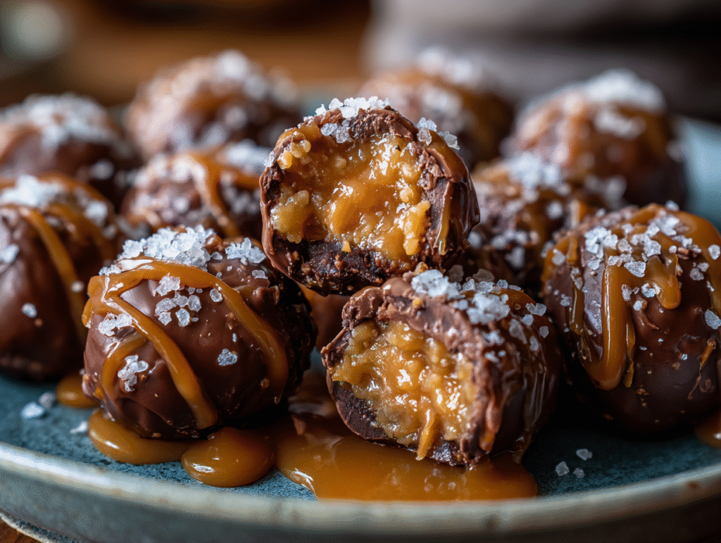Salted Caramel Fudge Truffles: A Rich, Mindful Indulgence