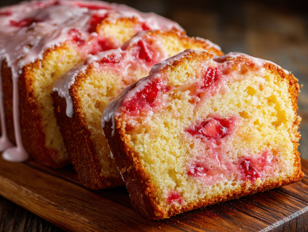 the best dessert Strawberry Milkshake Pound Cake Recipe