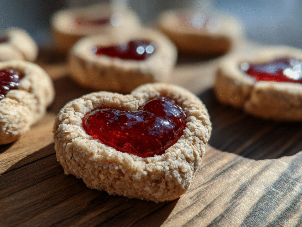 Thumbprint Heart Cookies Recipe