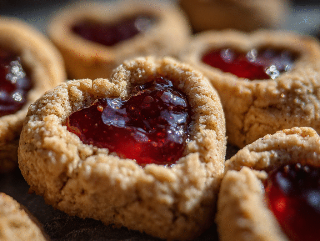 best dessert Thumbprint Heart Cookies Recipe