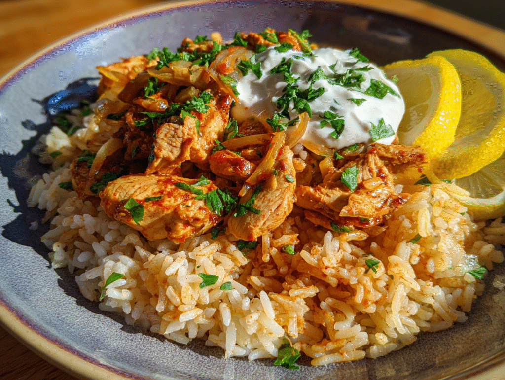 One Pot Chicken Shawarma Rice