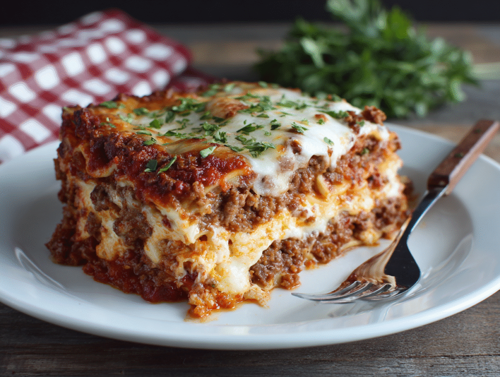 Healthier Traditional Lasagna Recipe