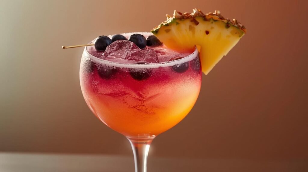 perfect Blueberry Pineapple Tequila Sour drinks