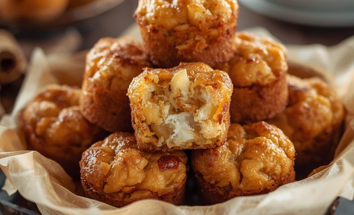 Cinnamon Apple Cottage Cheese Bites