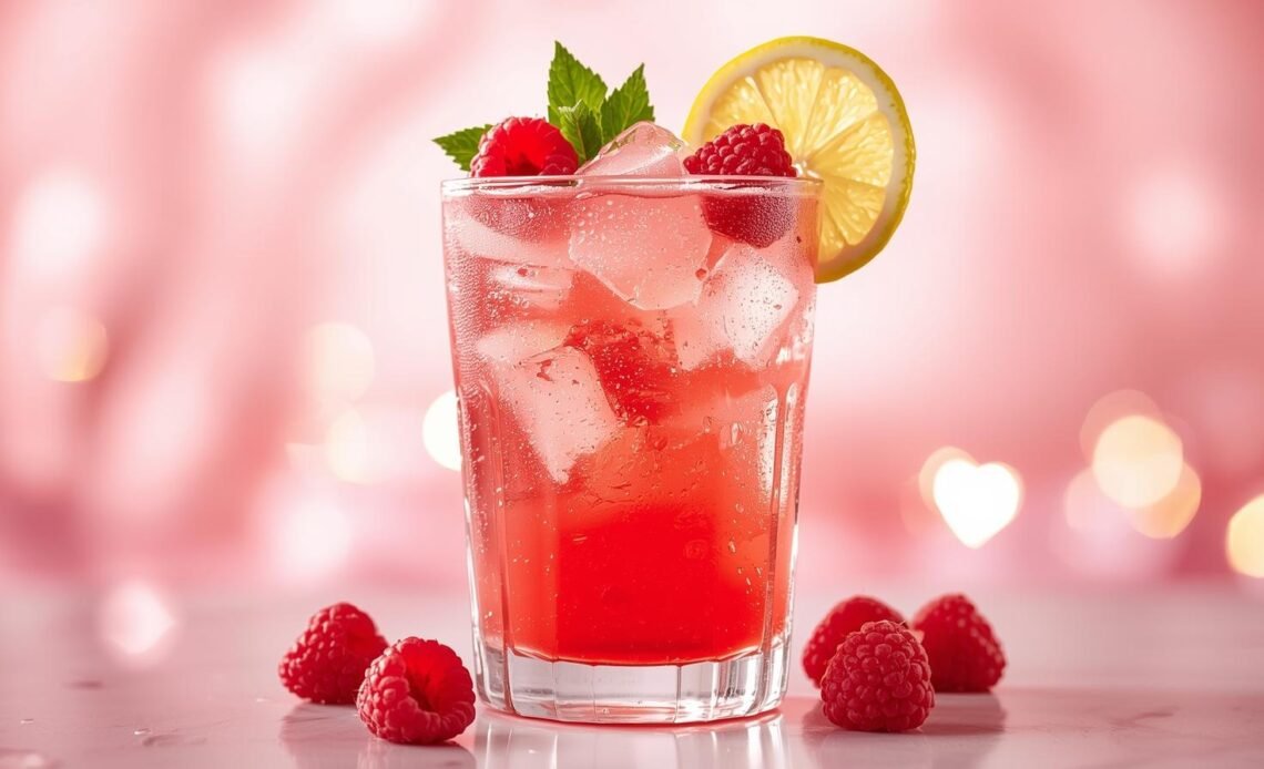 Cupid’s Spiked Raspberry Lemonade