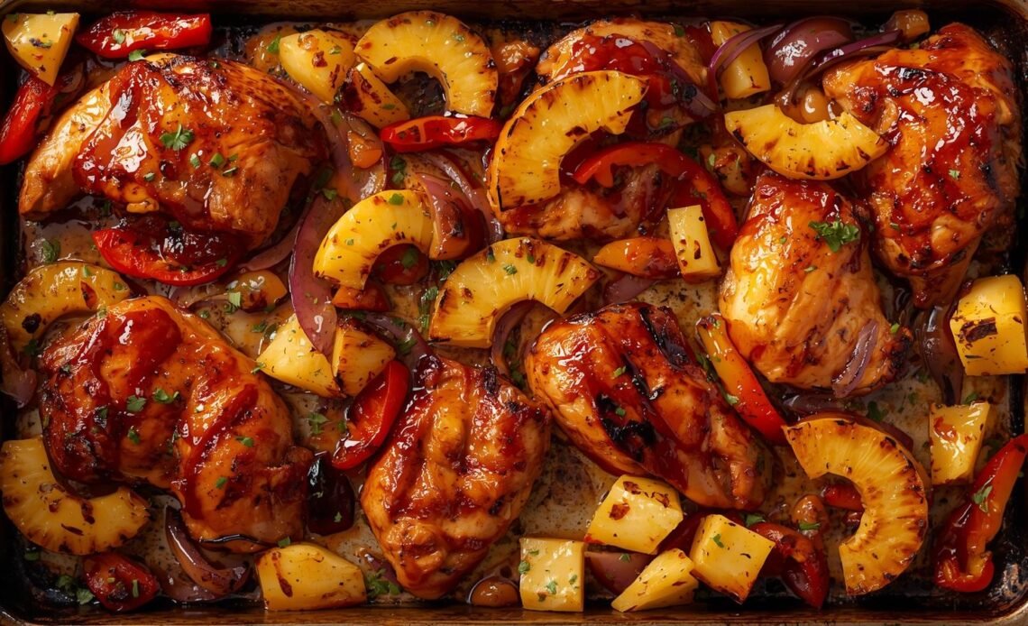 Hawaiian Chicken Sheet Pan: Effortless One-Pan Dinner