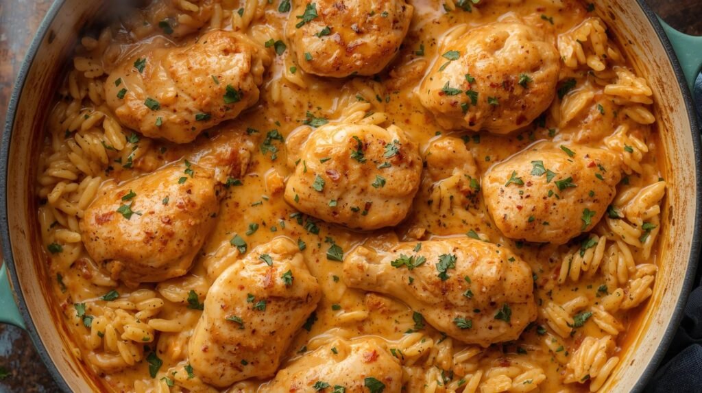 best dish One-Pot Cajun Chicken Alfredo Orzo