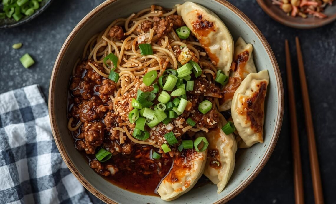 Potsticker Noodle Bowl