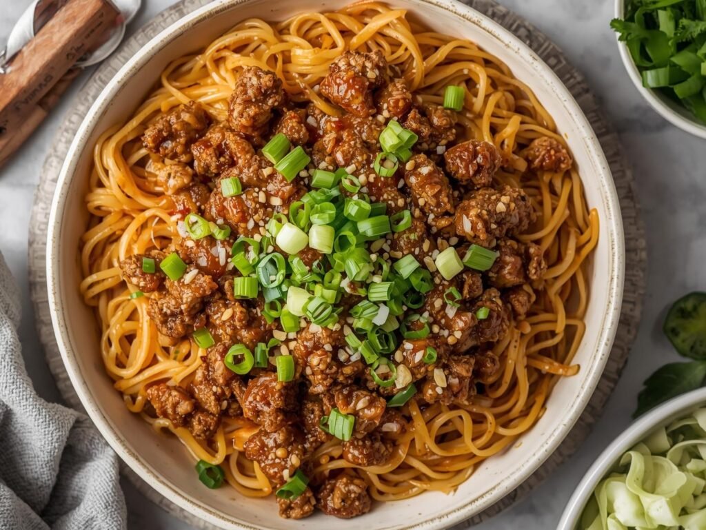 The Ultimate Satisfying Potsticker Noodle Bowl