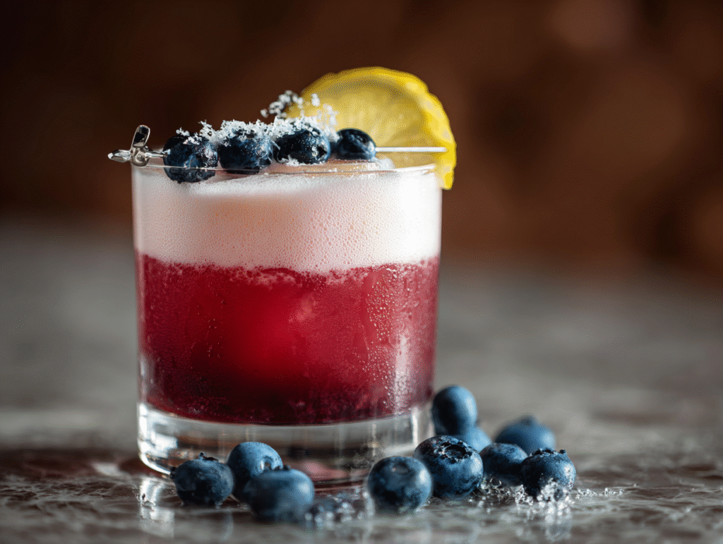 Blueberry Pineapple Tequila Sour: A Silky, Vibrant Sip of Mindful Indulgence