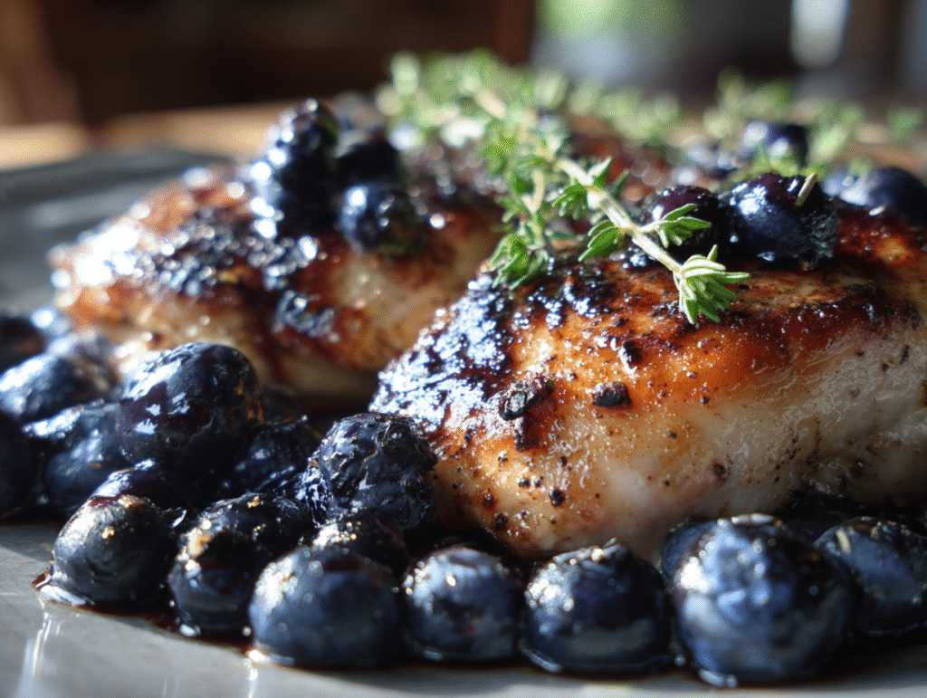 Best-Ever Blueberry Thyme Chicken dinner