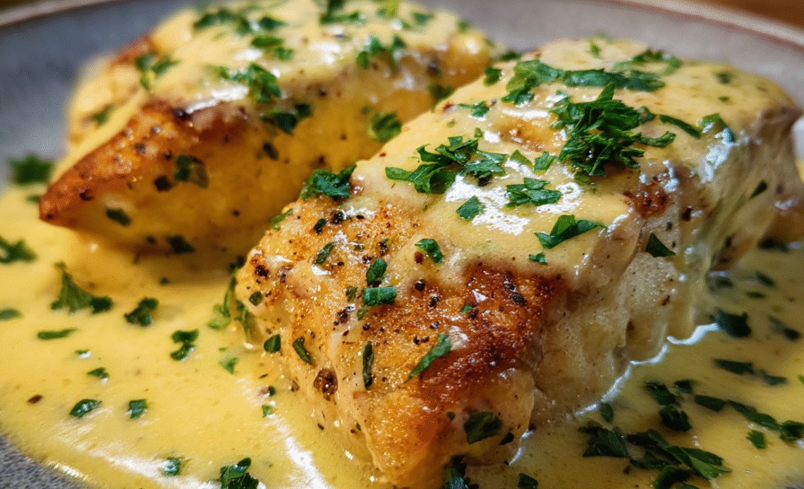 Breathtaking Halibut with Lemon Beurre Blanc