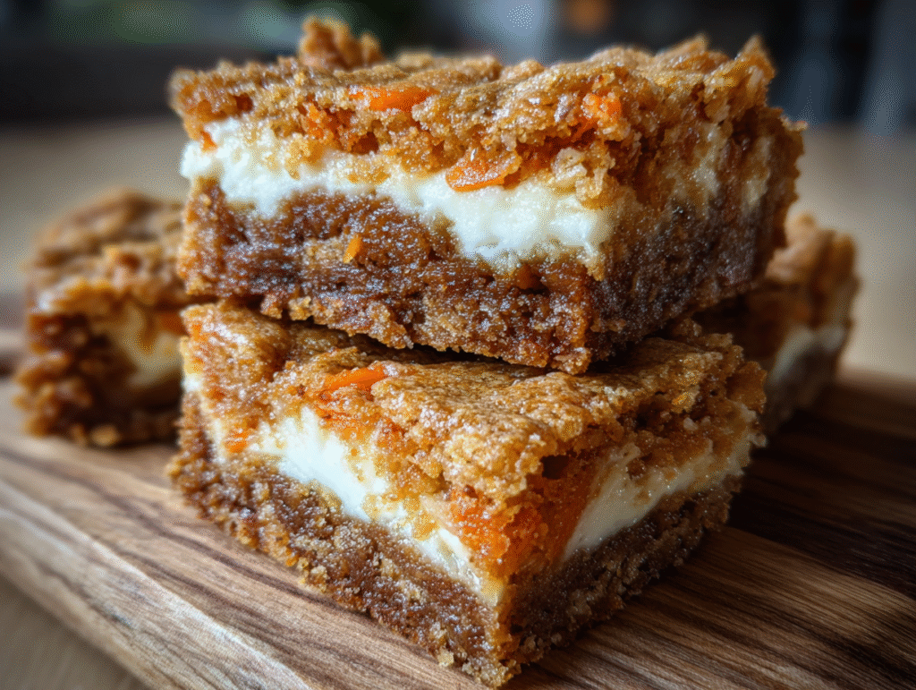 perfect Carrot Cake Cream Cheese Bars dessert