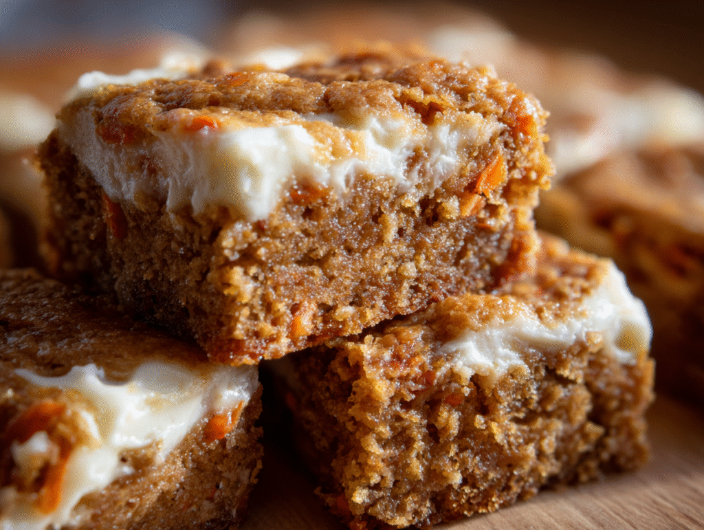 best Carrot Cake Cream Cheese Bars dessert