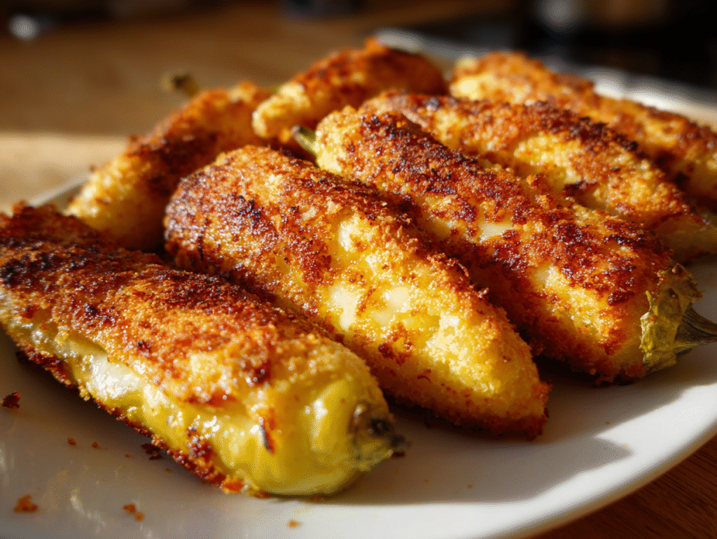 The Ultimate Flavor-Packed Coated Stuffed Banana Peppers