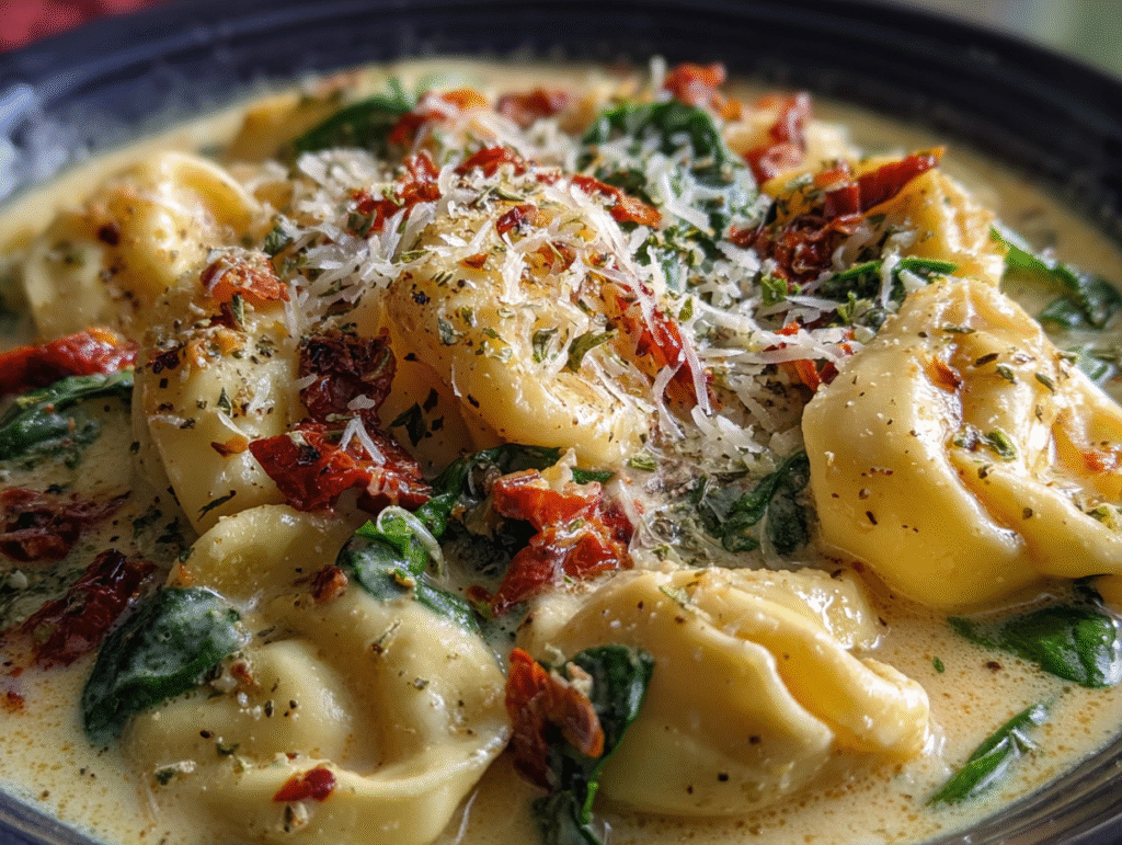 best Creamy Tuscan Garlic Tortellini Soup