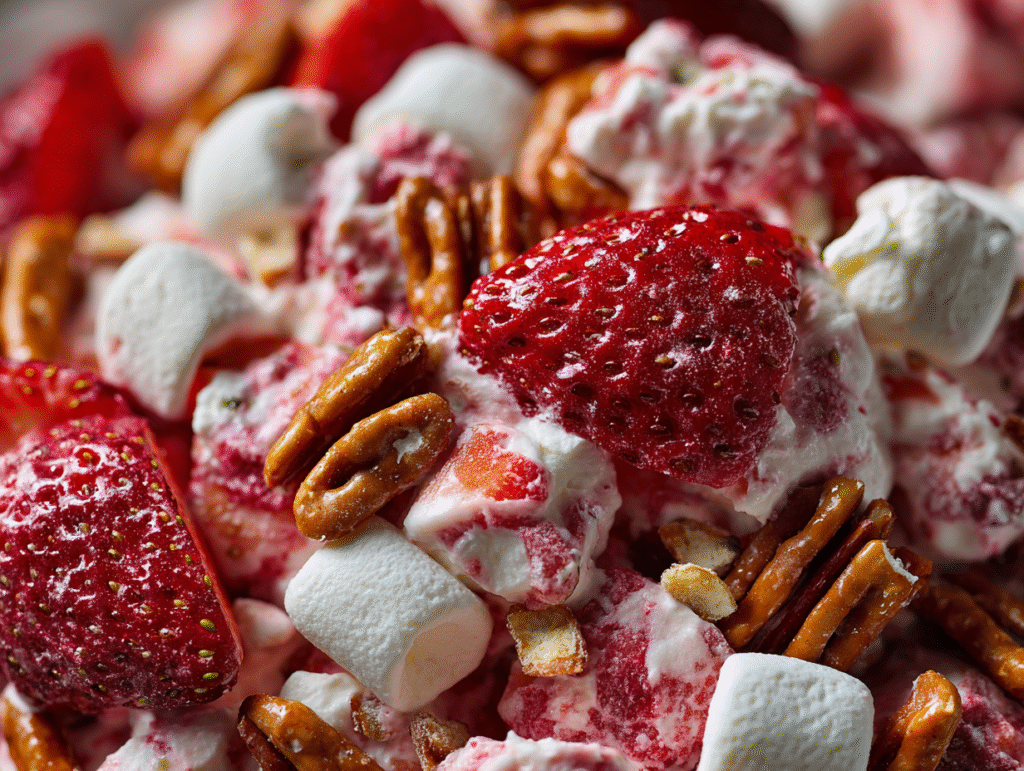 best recipes Delicious Strawberry Crackle Salad