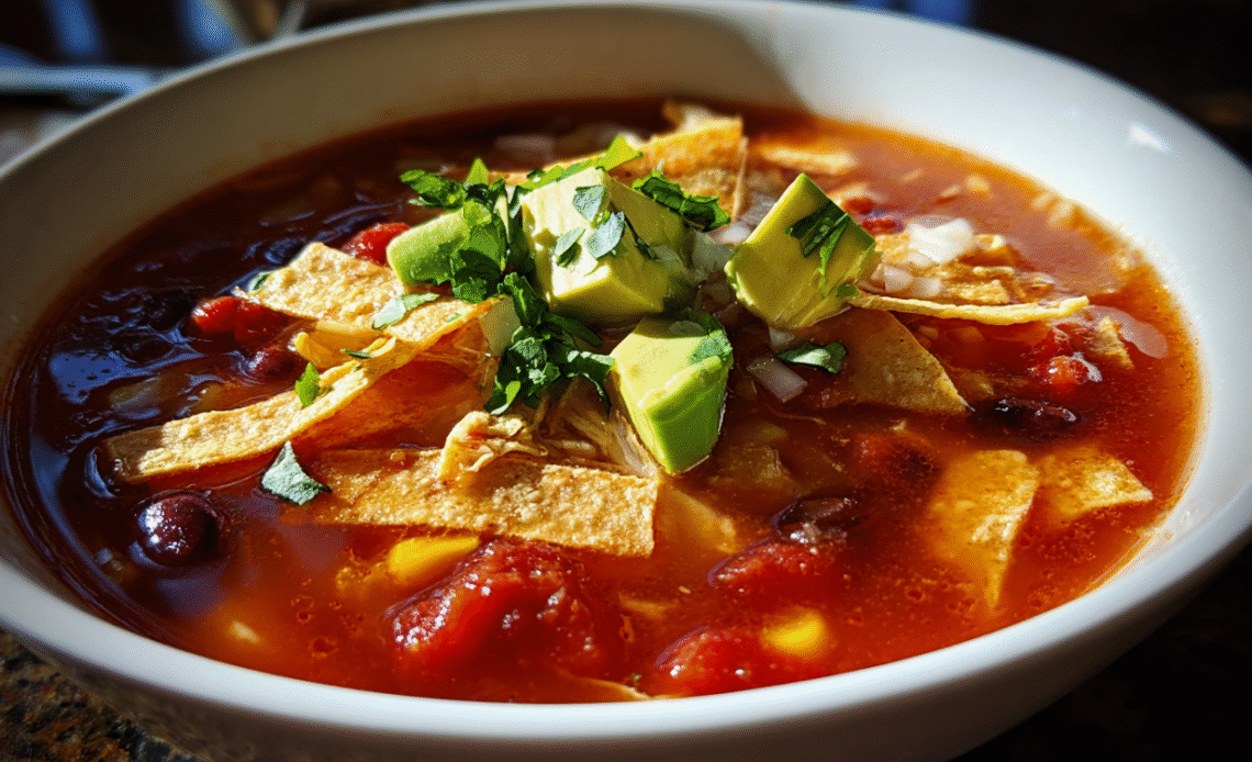 Easy Chicken Tortilla Soup