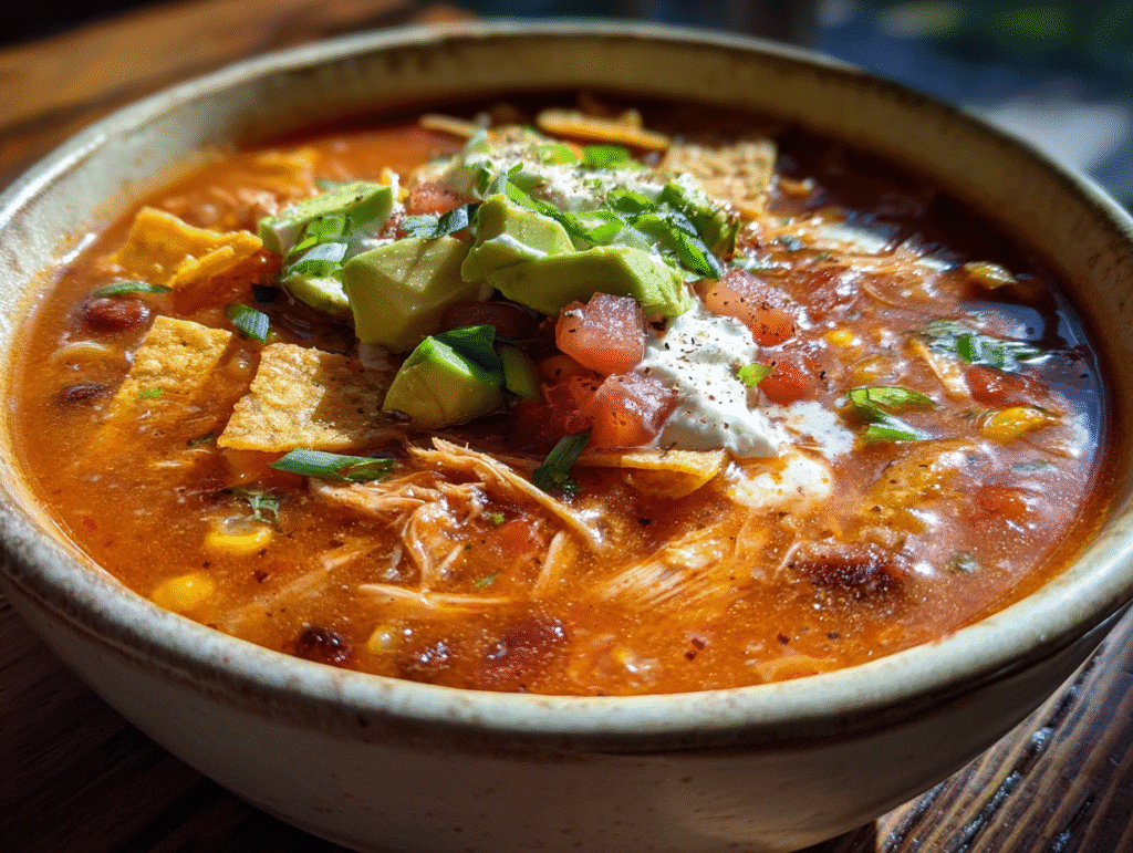 food Easy Chicken Tortilla Soup