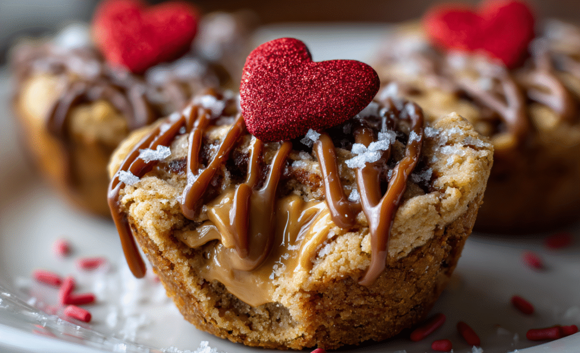 Easy Valentine Cookie Cups
