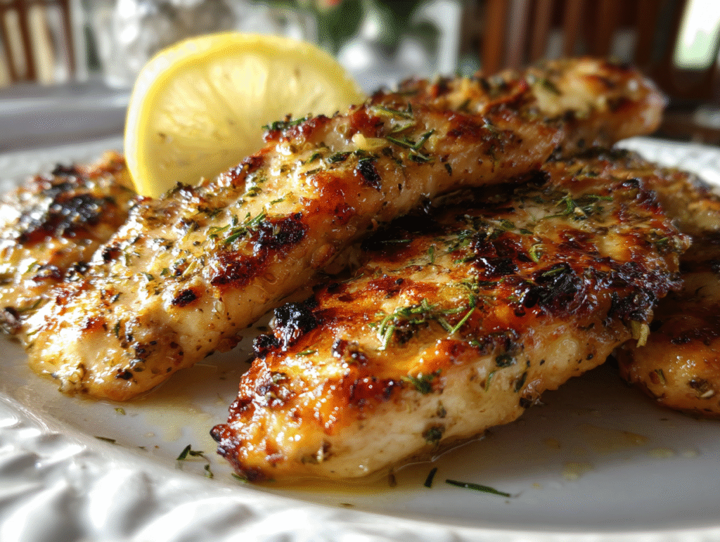 Greek Chicken Tenders dishes