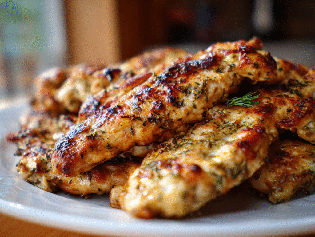 perfect Greek Chicken Tenders