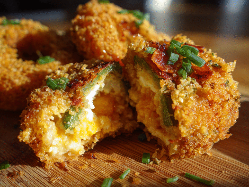best Jalapeño Popper Stuffed Onion Rings – Crispy Fried Appetizer