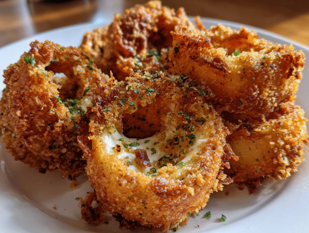 perfect Jalapeño Popper Stuffed Onion Rings – Crispy Fried Appetizer