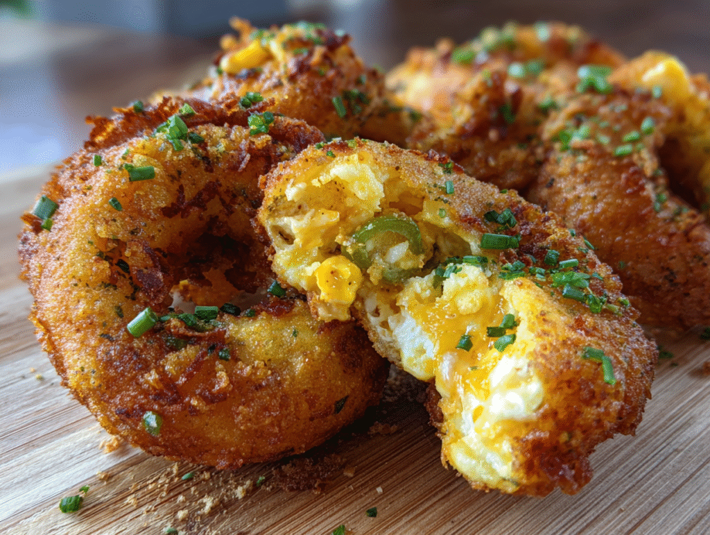 The Ultimate Crowd-Pleasing Jalapeño Popper Stuffed Onion Rings