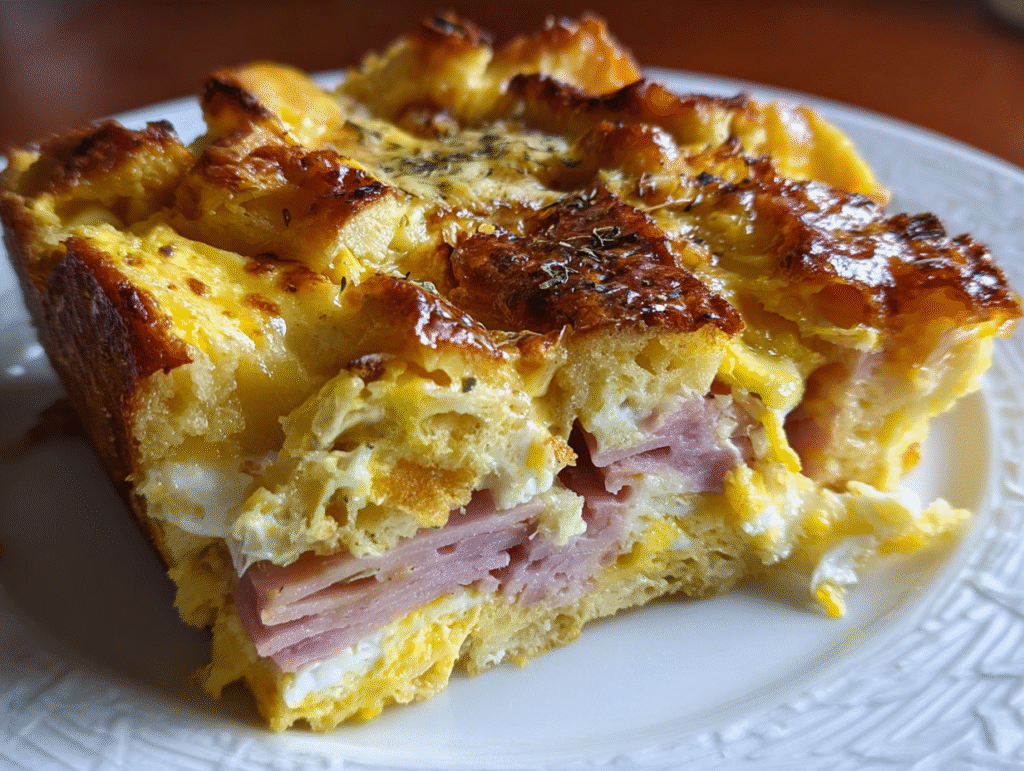 Monte Cristo Breakfast Casserole