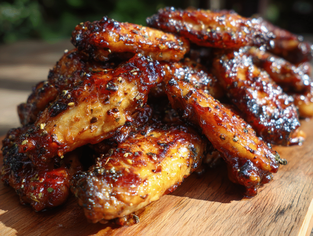 Sticky Pineapple-Teriyaki Chicken Wings dishes