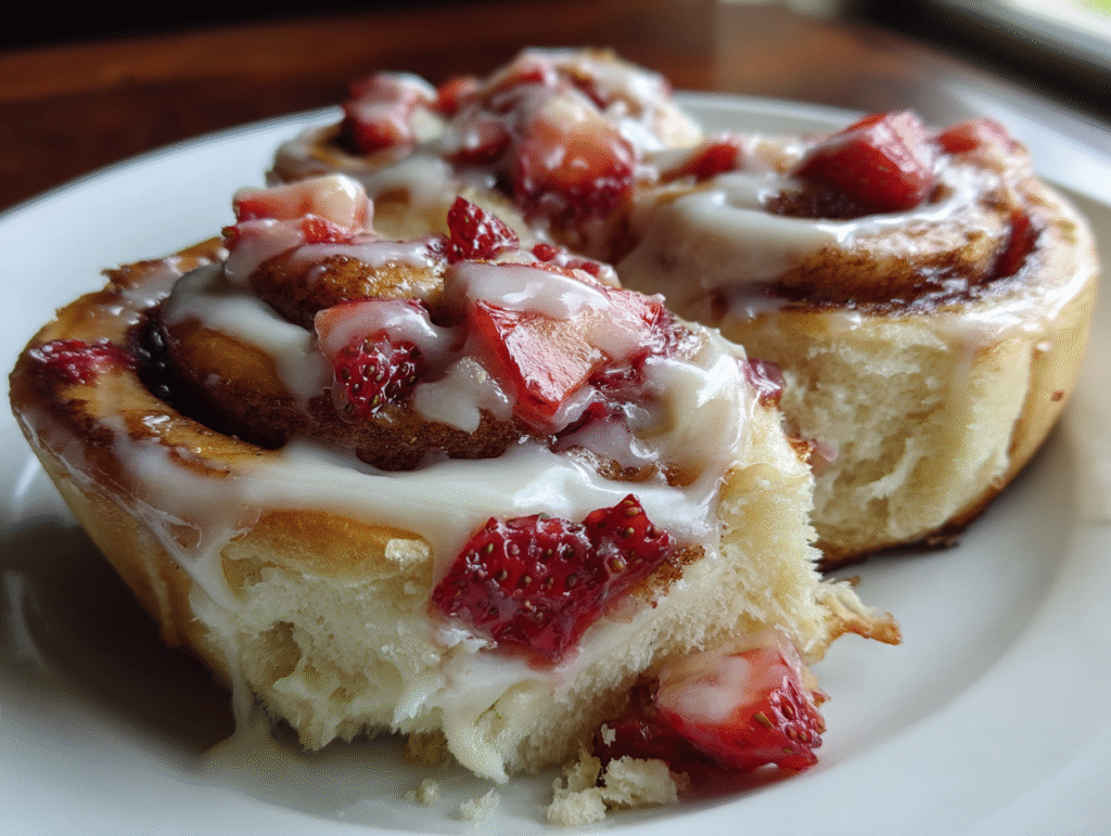 perfect Strawberry Cheesecake Cinnabon Rolls