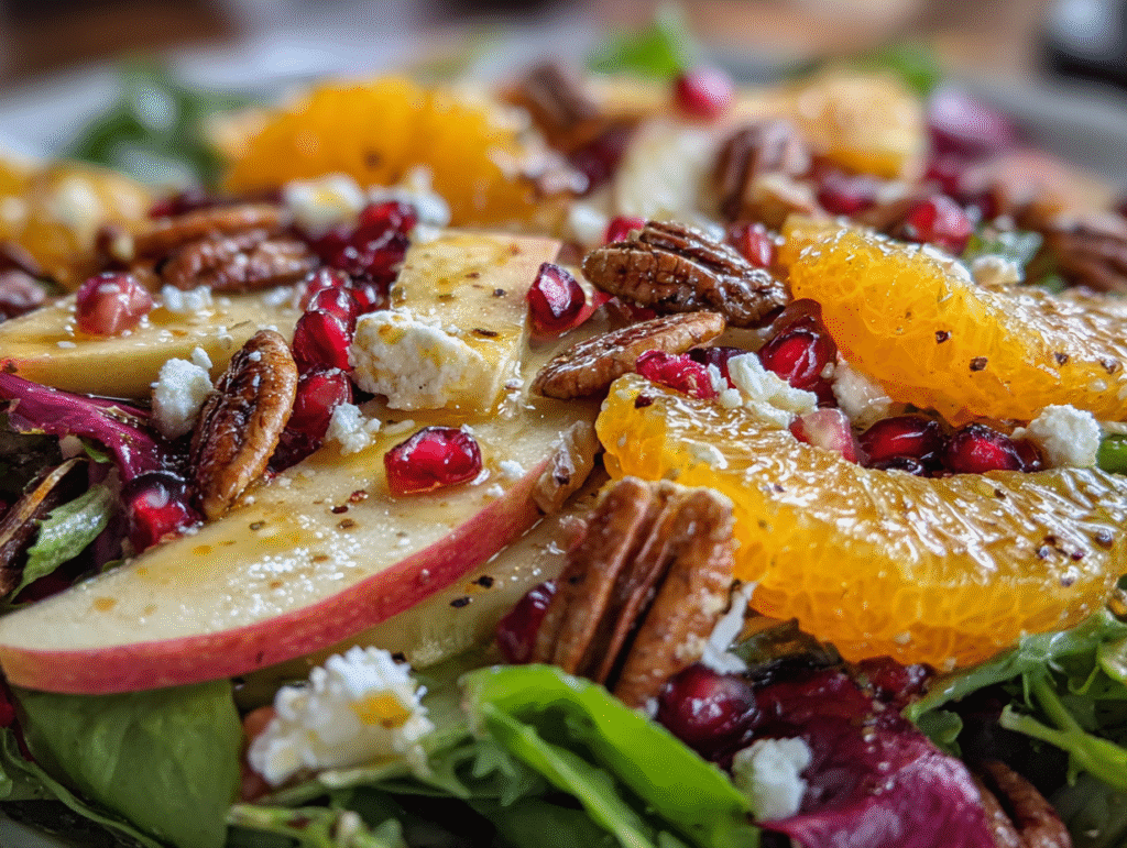Sweet Christmas Apple Salad recipe