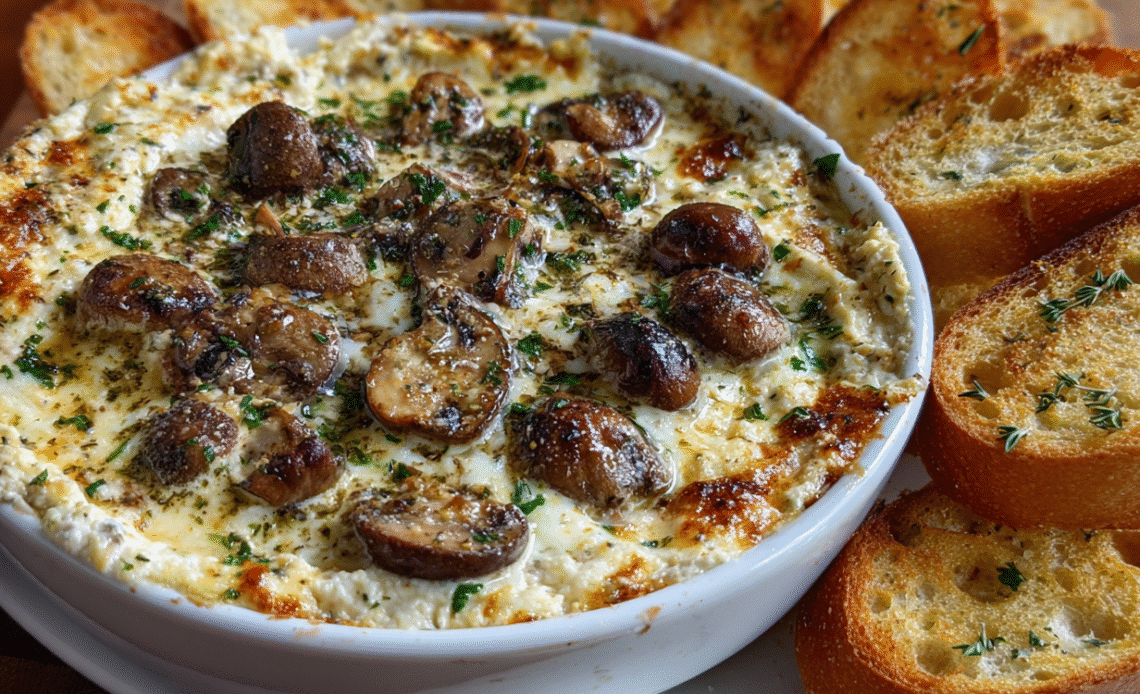 Stuffed Mushroom Dip